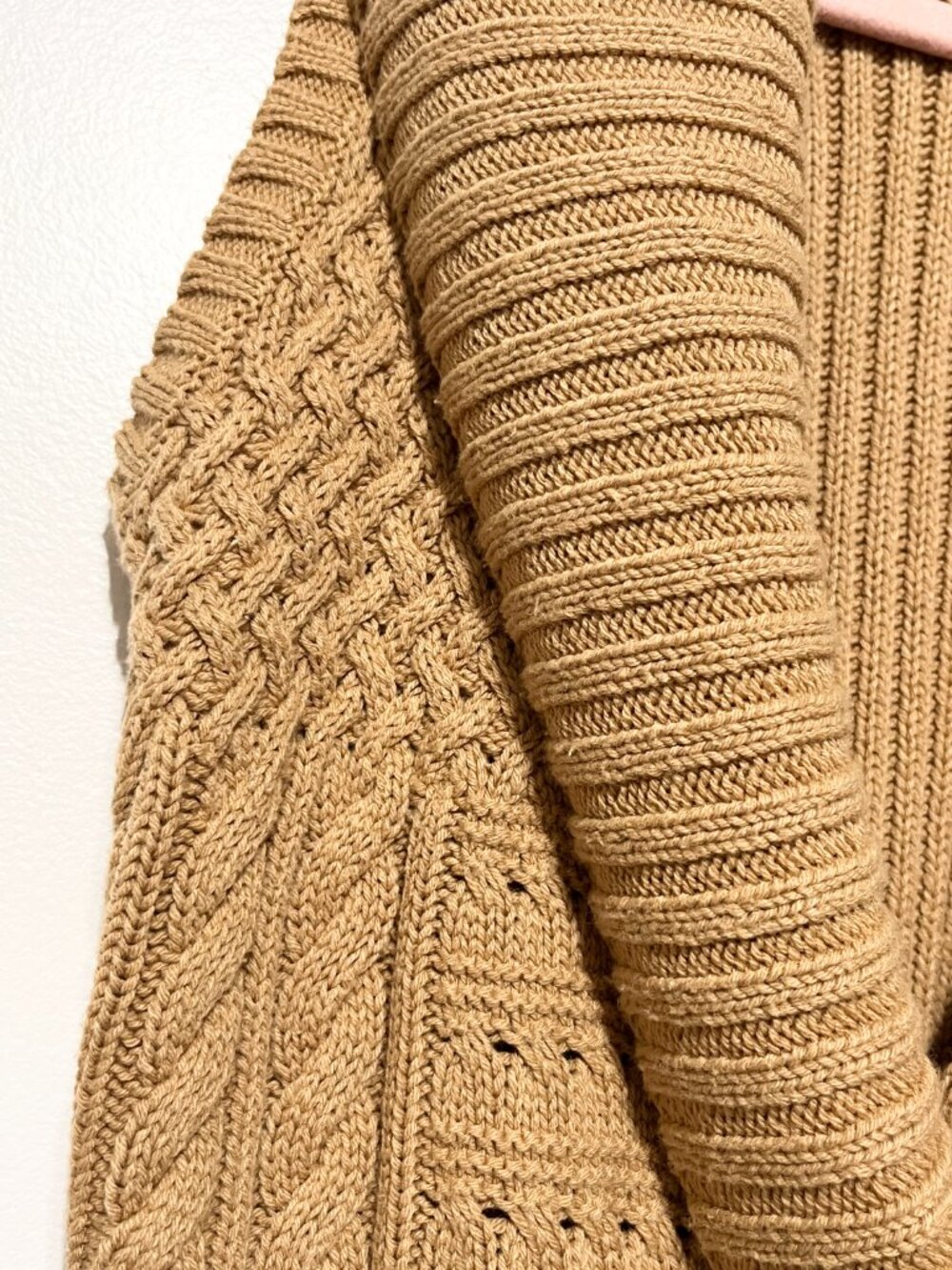 LRL Ralph Lauren Cable Knit Sleeveless Sweater M Equestrian Preppy Old Money - Picture 3 of 7